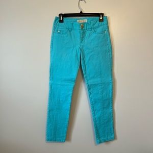 Michael Kors Beautiful Turquoise Blue Jeans Pants Size 0